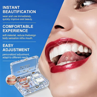 🔥Ends Today: 75% OFF! ⏰DarkFairy™ Medical Full Denture with Strong Suctiond Custom-Fit Full Functional Dentures🦷