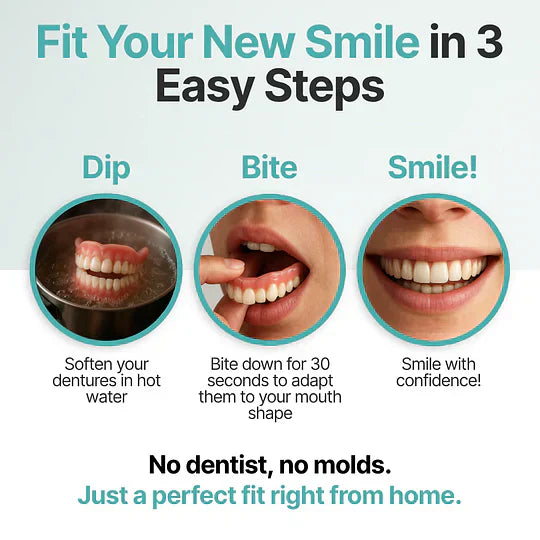 💥🦷Custom-Fit Dentures ⏰ ENDS TODAY   70% OFF | Smile with Confidence